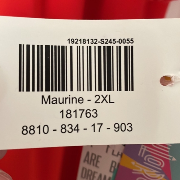 LuLaRoe Red Midi Dress with Lace Sleeves - Picture 7 of 7